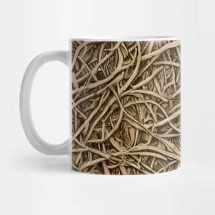 Wooden Branches Pattern Mug